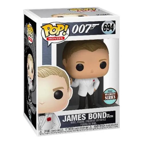 Figura Coleccionable Funko Pop James Bond White Tux 518 Gold