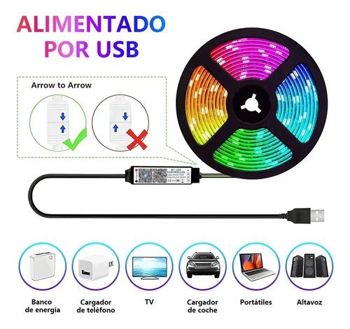 Tira Led 5050 Bluetooth Rgb, 2m/ 6.5ft Tiras De Luces Led Rgb