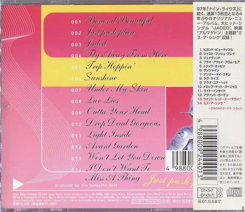 Cd Aerosmith Just Push Play Edicion Japonesa Con Obi Nuevo Edición Limitada