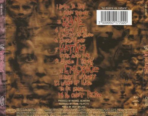 Cd Korn Untouchables Edicion Estándar Rock Metal 2002