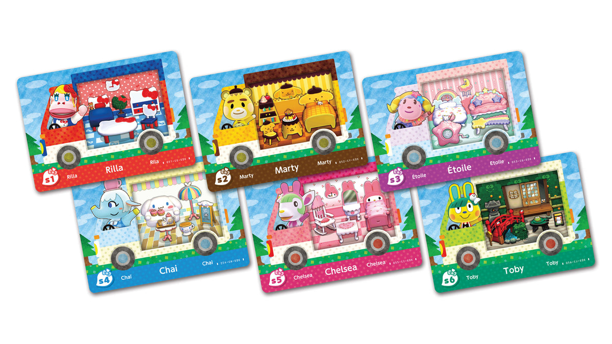 Animal Crossing Sanrio Amiibo Cards imagen oficial Nintendo