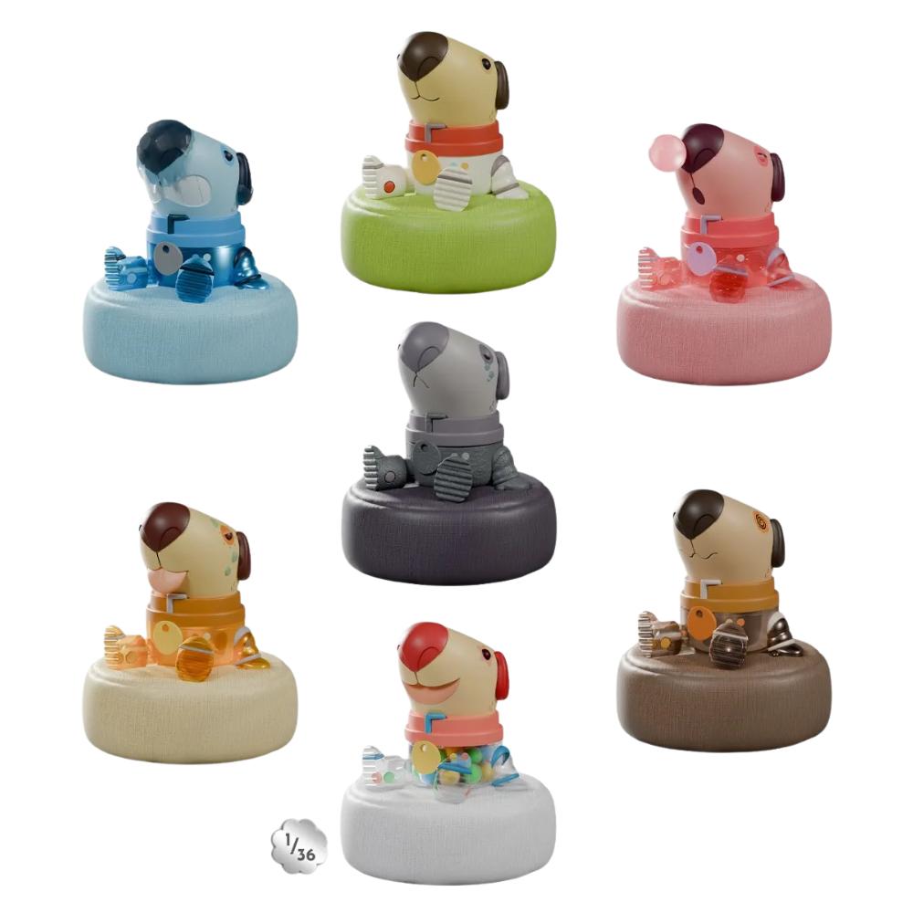 Kaleidos Creative Space Case Figura de Vinil Coleccionable. Figura sorpresa de Perrito Espacial