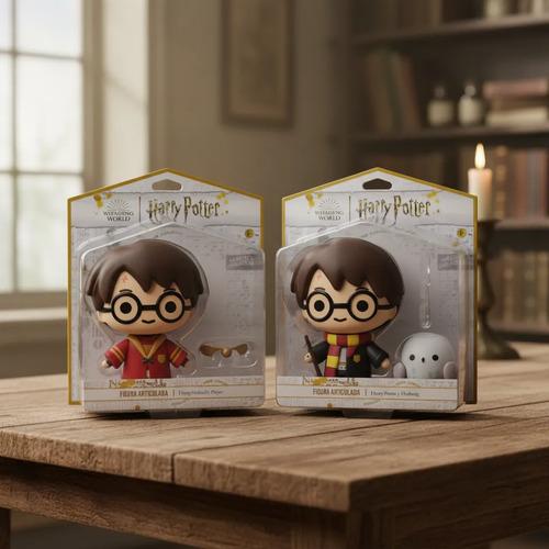 Set 2 Figuras Harry Potter Quidditch Y Hedwig Spin Master