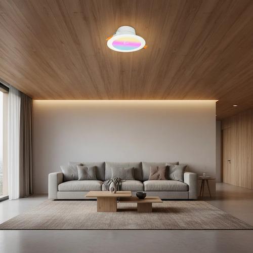 Lámpara Downlight Smart Led Rgb Empotrable Wifi Alexa Google