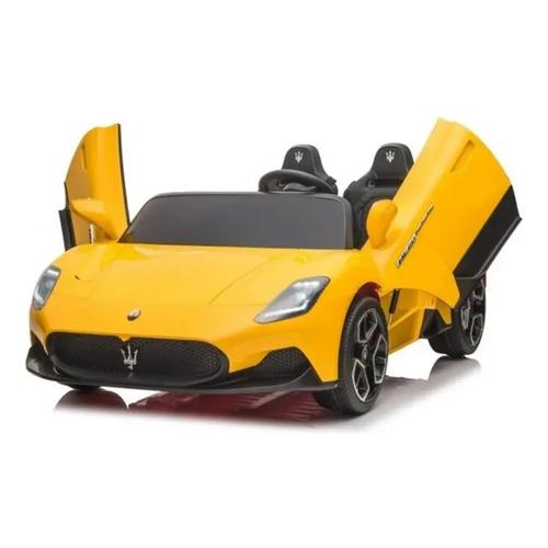 Montable Eléctrico Maserati 2 Niños Usb, Control, Mp3 Lujo