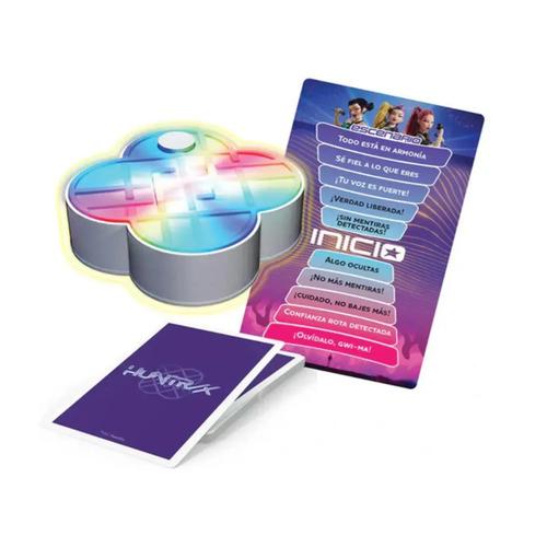 Juego de Mesa Las Guerreras K-Pop Demon Hunters Verdad o Reto Electrónico con Cartas y Dispositivo de Luz