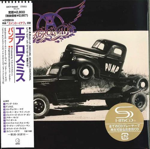 Aerosmith Pump Cd Importado Japon Shm-cd Obi Original