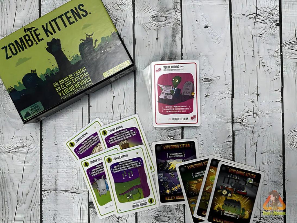 Juego De Mesa ECG-ZOMB-6 Zombie Kittens en Español 7+ Exploding Kittens