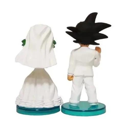 Goku y Milk de Novios | Set de 2 Figuras para Boda Dragon Ball Dragon Ball