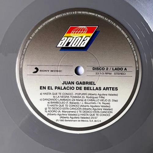 Vinilo Juan Gabriel En El Palacio De Bellas Artes 2 LP Vinyl