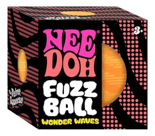 Squishy slow rising tamaño pequeño color wonder waves NeeDoh Fuzz Ball Wonder Waves x 1u