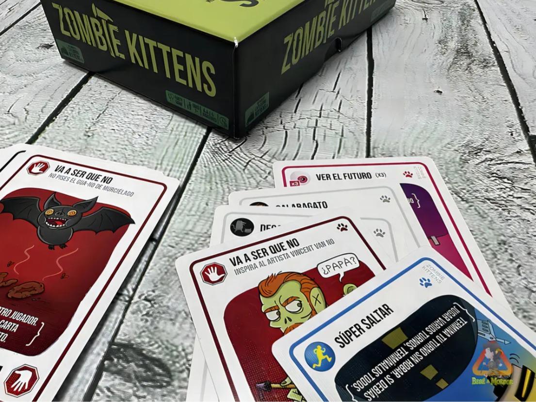 Juego De Mesa ECG-ZOMB-6 Zombie Kittens en Español 7+ Exploding Kittens