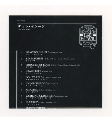 Cd Tin Machine David Bowie Edicion Limitada Japon Obi