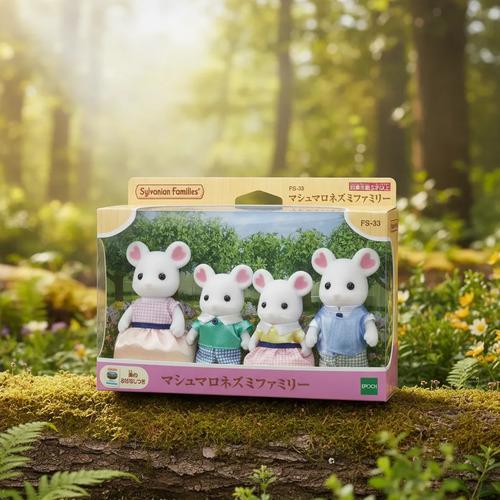 Sylvanian Families Familia Raton Blanco Marshmallow Mouse 5308