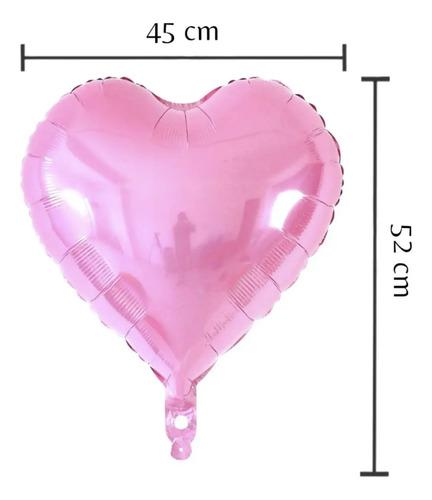 Set De 5 Globos Metalicos Es Niña Con Pie Decorativos  Rosa ITS a GIRL