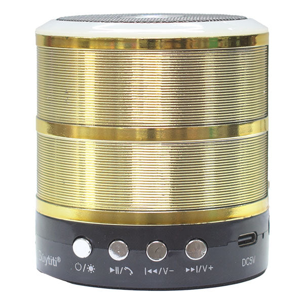 Bocina Bluetooth Portátil con Luz LED RGB 360° foto 3