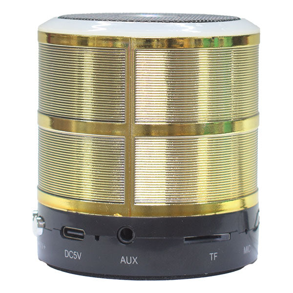 Bocina Bluetooth Portátil con Luz LED RGB 360° foto 4