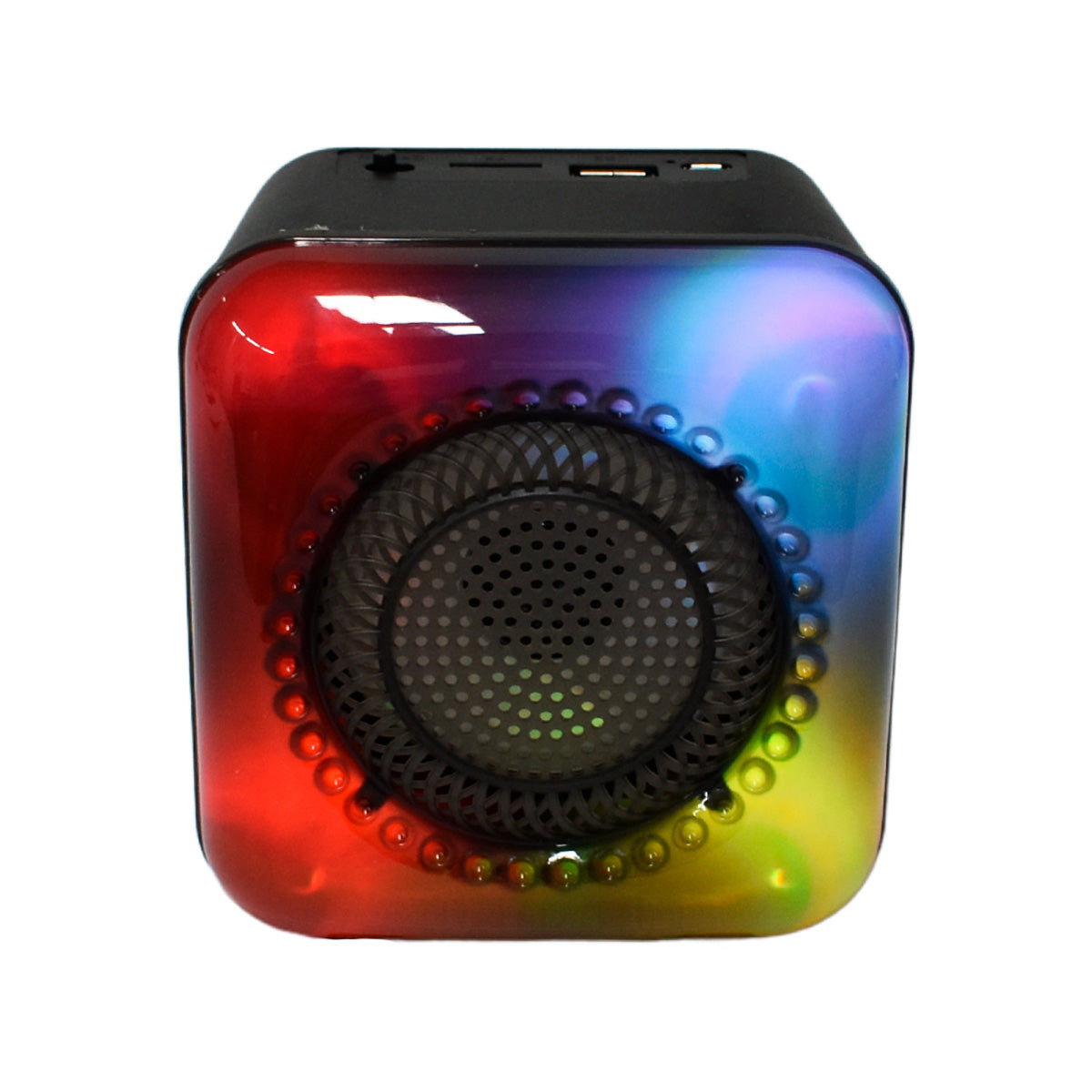 Bocina Bluetooth Portátil 3″ Luz RGB tipo Flama foto 1
