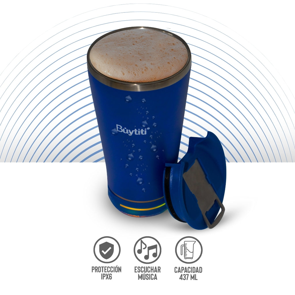 Vaso Termo de 437ml con Altavoz Bluetooth 1