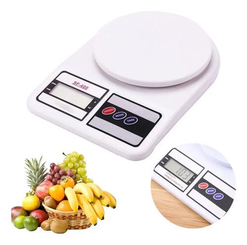 Báscula de cocina con pantalla digital, medidas prácticas de 10 kg