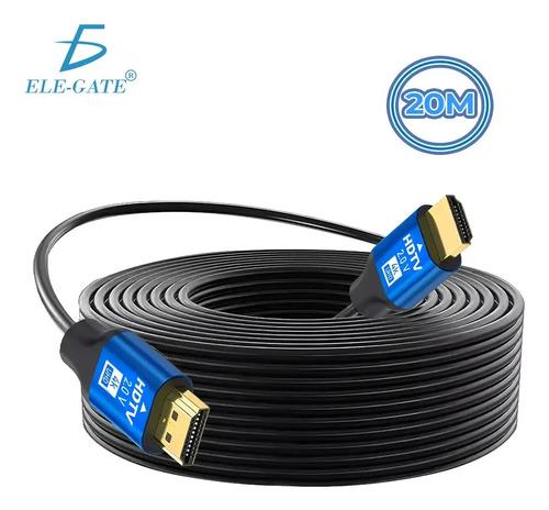 Cable Hdmi 2.0 4k Uhd 18gbps Alta Velocidad Conector Metálic