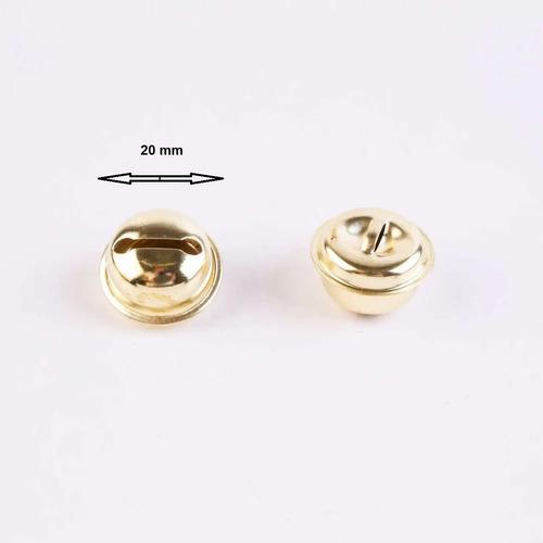 100 Cascabeles Dorado 20 Mm Manualidades Decoración Selanusa