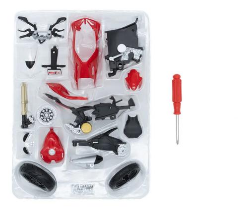 Moto A Escala 1:12 Ducati 1199 Panigale Kit Maisto