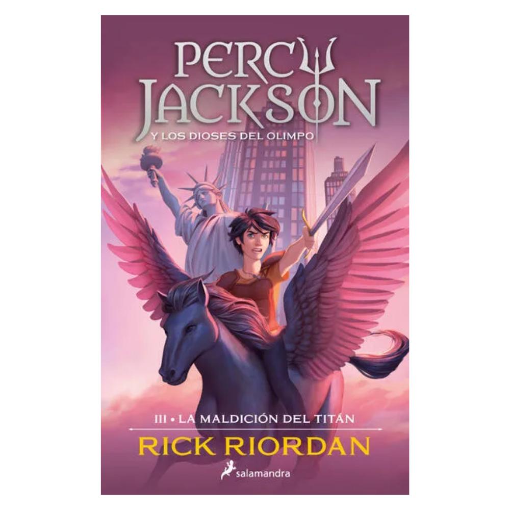 Libro Novela Infantil Percy Jackson y los Dioses del Olimpo: La Maldición del Titán | Libro 3 Autor Rick Riordan