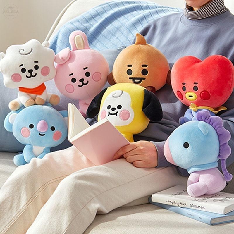 Set De 7 Peluches Bt21 Bts Kpop Coleccionables