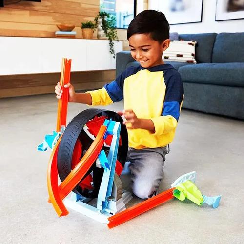 Pista Hot Wheels Action Spin Storm Tormenta De Giros Motorizada