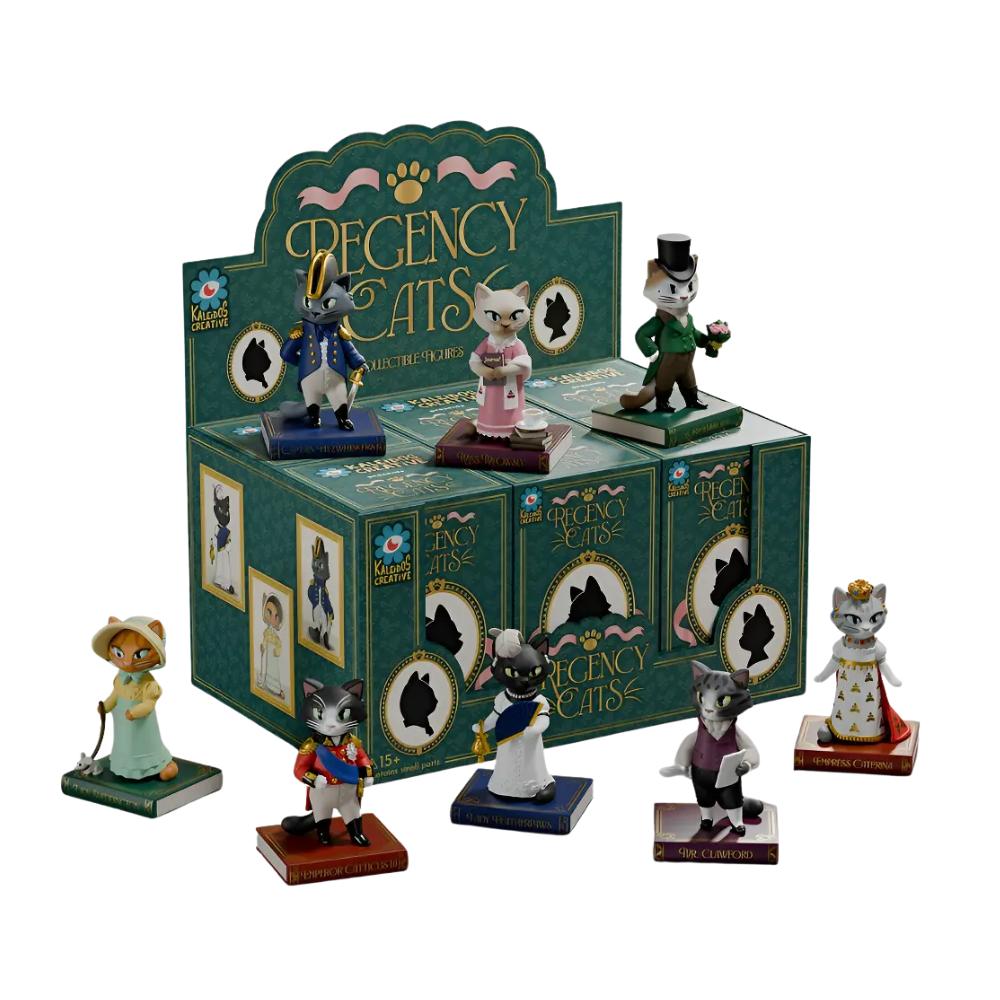Kaleidos Creative Regency Cats Figura Sorpresa Coleccionable de Vinil. Figura de Gatitos Elegantes