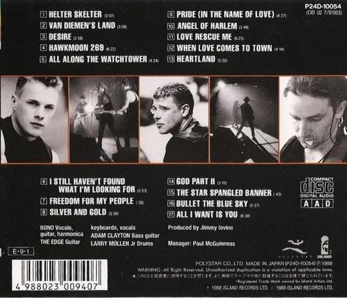U2 Rattle And Hum Cd Japan Import Obi Strip Island Records