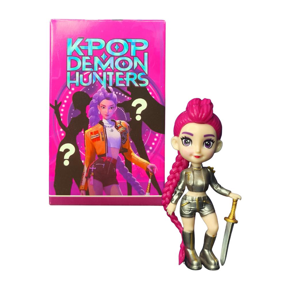 Caja con Figura/Juguete Sorpresa Kpop Demon Hunters - Juguete Guerreras K-pop Sorpresa Para Niñas