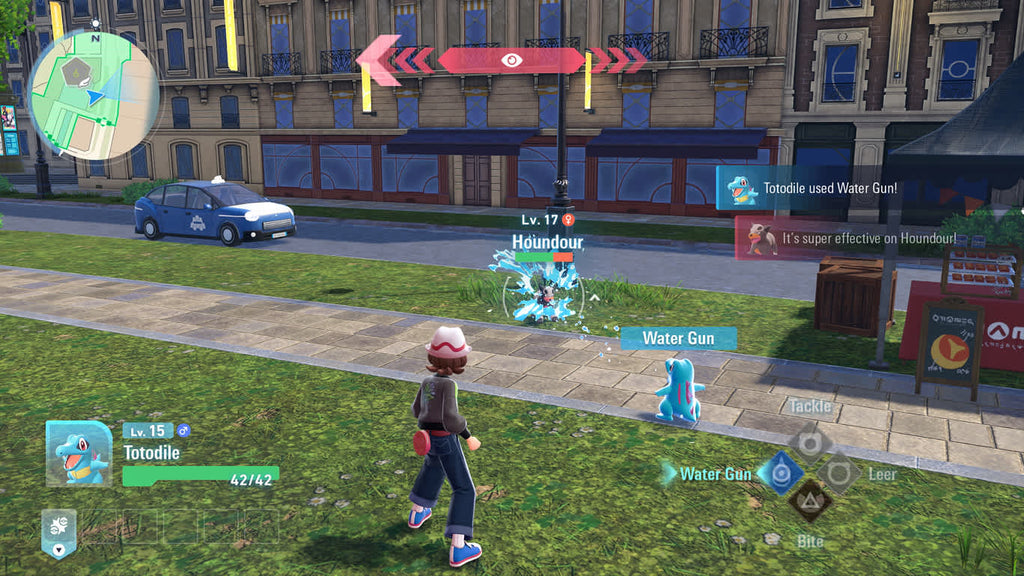 Pokemon Legends Z-A combate oficial Nintendo