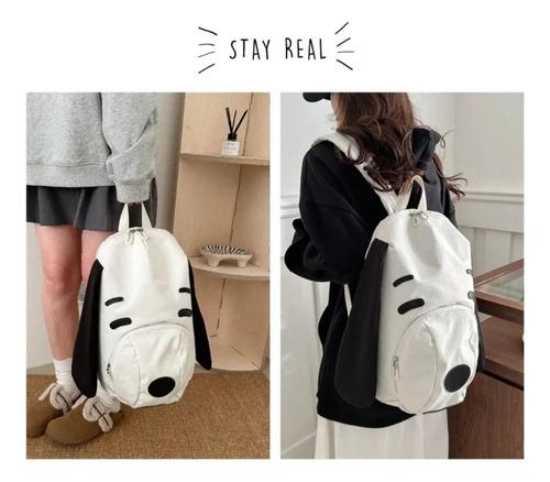 Mochila Snoopy Rostro Perro Mejor Amigo Divertido Clásico 37cm