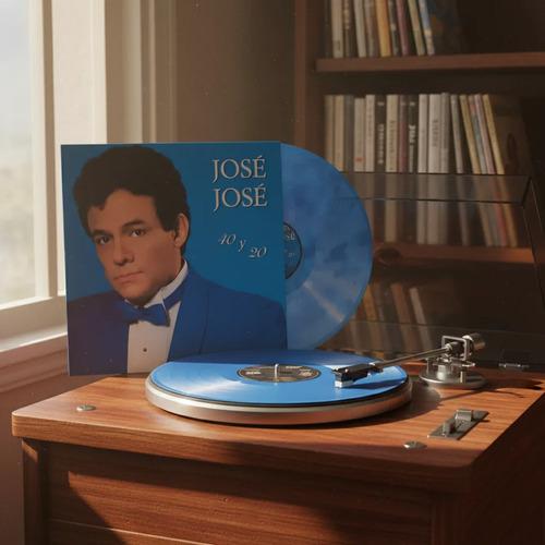 Vinilo Jose Jose 40 Y 20 Lp Disco De Vinil Color Azul