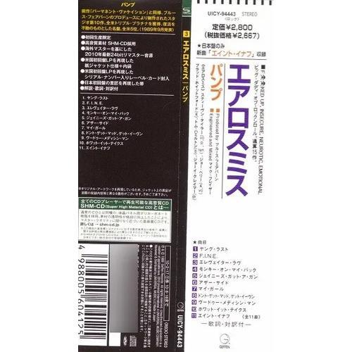 Aerosmith Pump Cd Importado Japon Shm-cd Obi Original