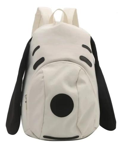 Mochila Snoopy Rostro Perro Mejor Amigo Divertido Clásico 37cm