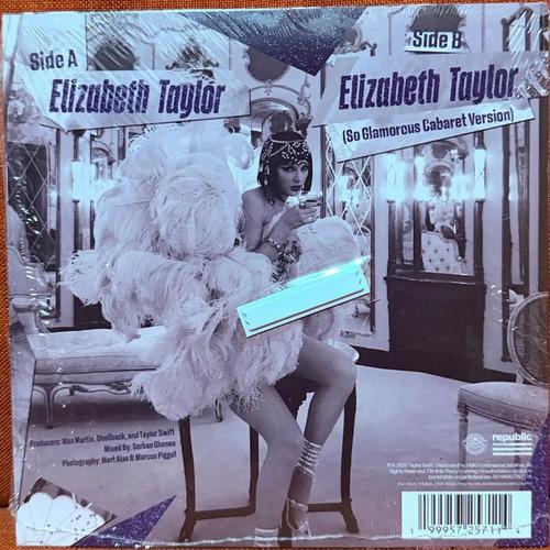 Disco De Vinilo Taylor Swift Elizabeth Taylor 7 Pulgadas Edicion Especial