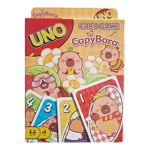 Juego De Cartas Uno Capybara Edicion Cute Coleccion