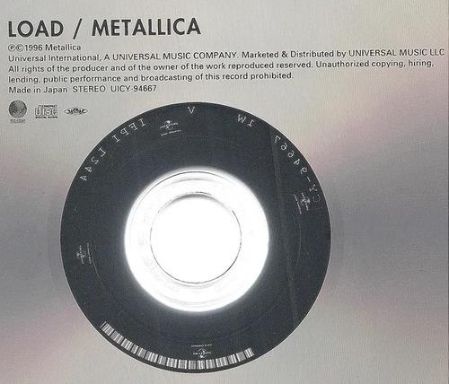 Metallica Load Cd Importado Japon Con Obi