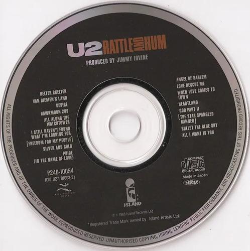 U2 Rattle And Hum Cd Japan Import Obi Strip Island Records