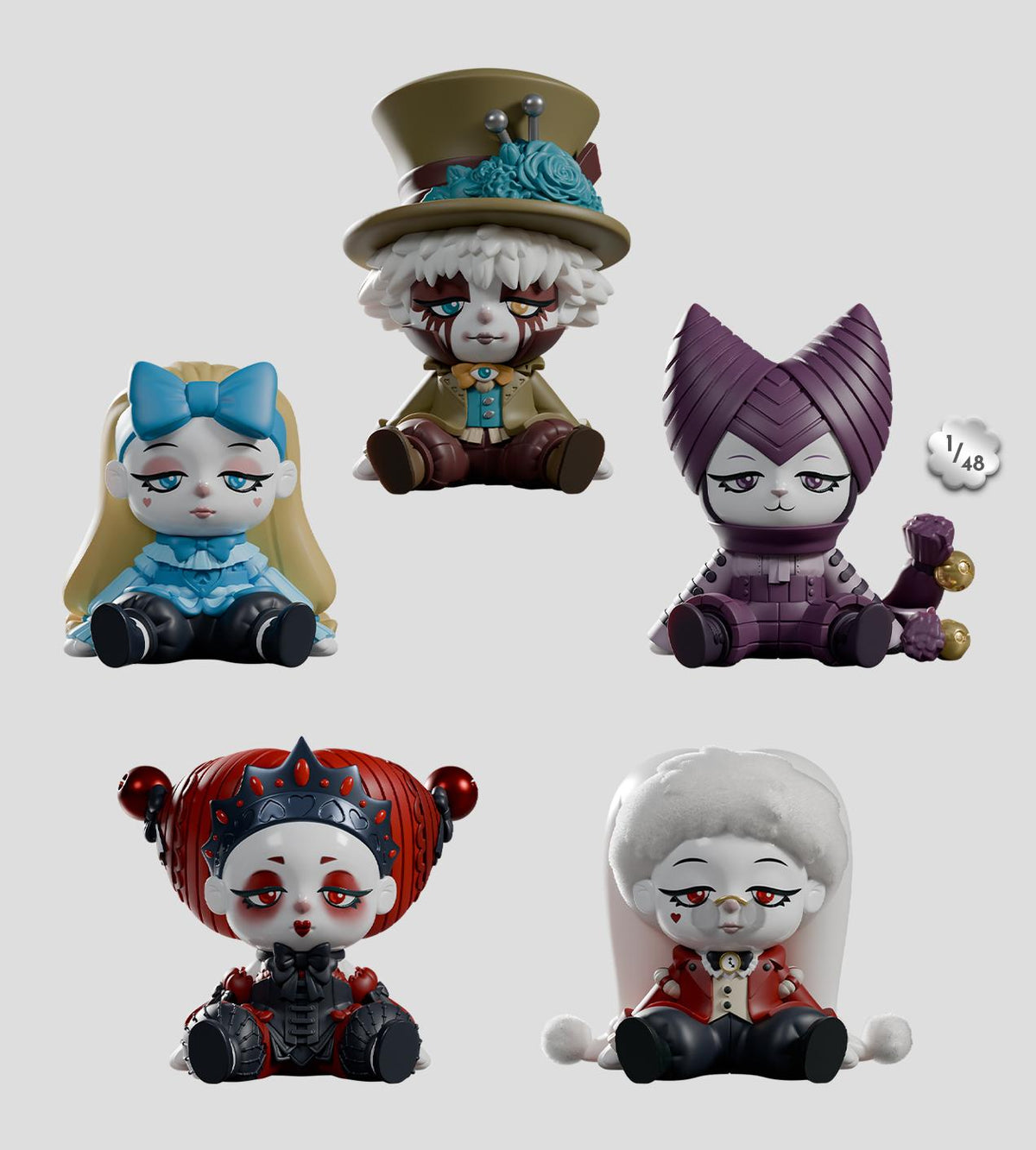 Figura de Colección Blind Box A Mad Tea Party Series (Kaleidos Creative / Alicia en el País de las Maravillas)