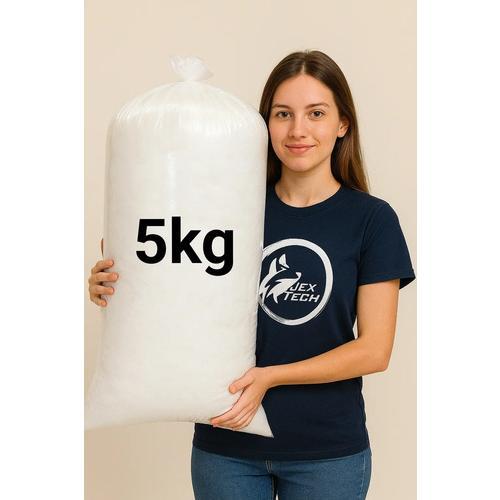 Delcron Siliconizado Blanco 5 kg | Relleno Suave para tus Creaciones