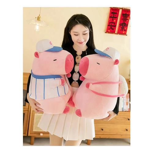 Peluche Capibara Deportista Besbolista 50cm Divertido Regalo