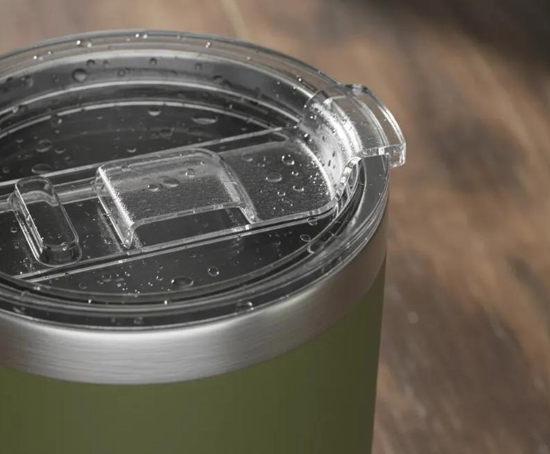 Termo Vaso Yeti Rambler 30 Oz Con Tapa Magslider Verde Musgo