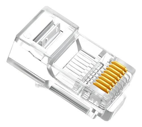 Conectores Plug Cirstal 100pz Compatibles Cat 5e Ele-gate