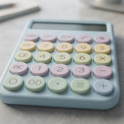 Calculadora De Escritorio Portatil Kawaii Pastel Botones