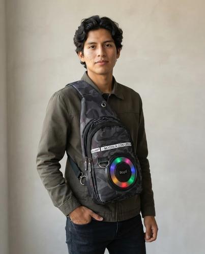 Mochila Bandolera Sling Bag Boydd Con Luz Led Y Usb