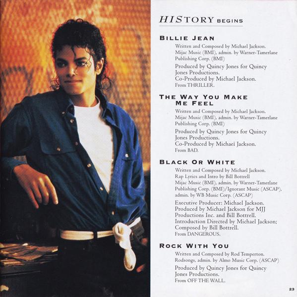Disco Compacto 2 CD Michael Jackson HIStory Book I Edicion Doble Album